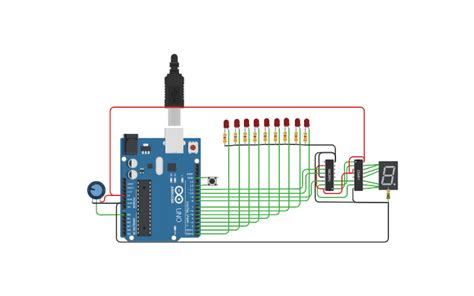 Image result for LED Connection with Switch Tinkercad