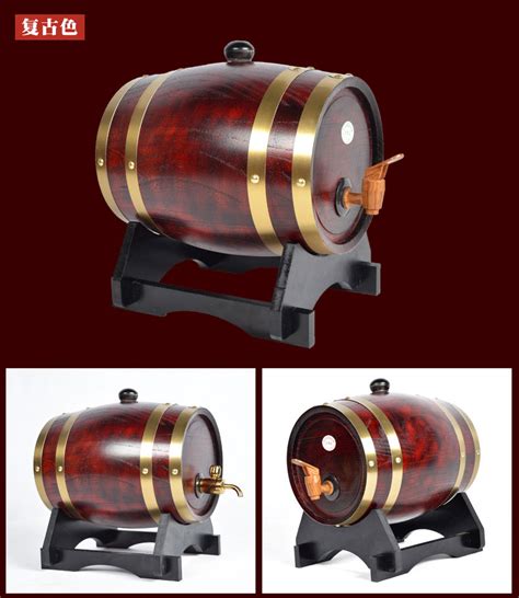 厂家直销出口供应橡木酒桶道具立式红酒木桶摆件装饰桶规格150升-阿里巴巴