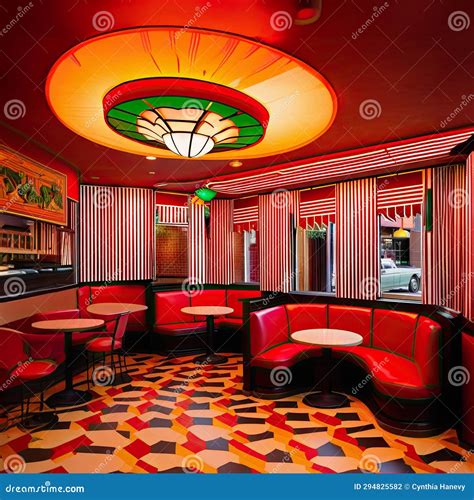 Inviting Fast Casual Dining Room Stock Illustration - Illustration of ...