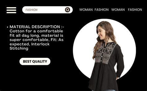 Pistaa's Women's Cotton Embroidered Flare Style Short Kurti (X-Small ...