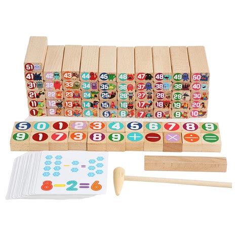 UJEAVETTE® Stacker Tumbling Tower Blocks Balancing Game Board Games for ...