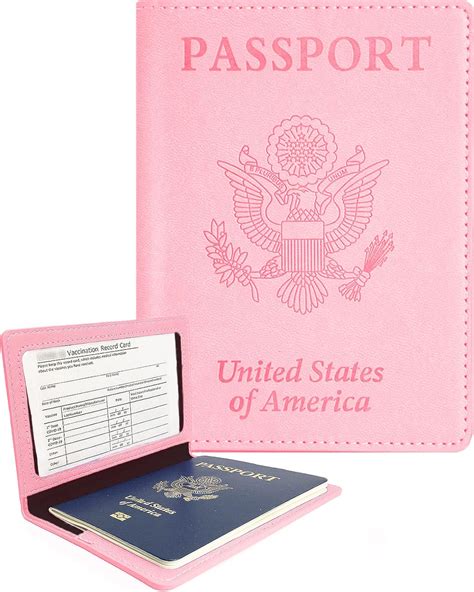 Buy Passport Holder,Luggage Tag,Passport and Vaccine Card Holder Combo ...