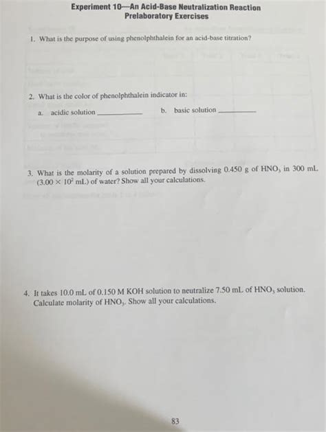 Image result for Acid-Base Neutralization Lab