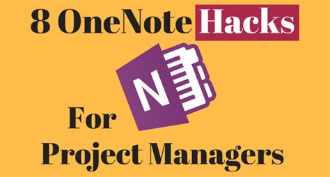 Rezultat imagine pentru OneNote Hacks