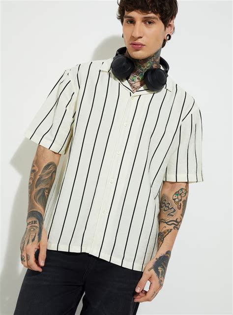 Buy URB_N Men Striped Relaxed Shirt Online at just Rs. 899.0 ...
