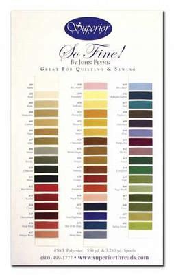 Image result for So Fine Thread Colors