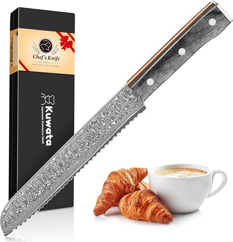 Amazon.com: PAUDIN Bread Knife, 10 inch Serrated Knife, German ...