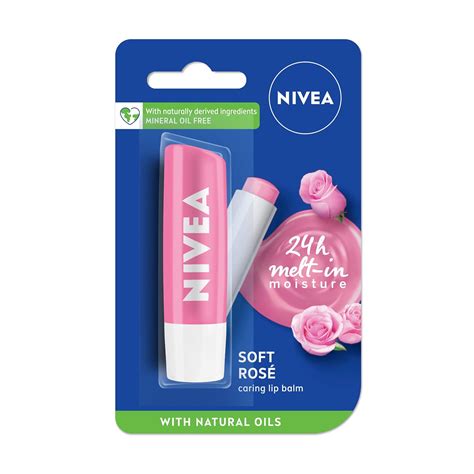 NIVEA Soft Rose Shine Lip Balm
