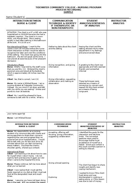 Rezultat imagine pentru Process Recording Sample