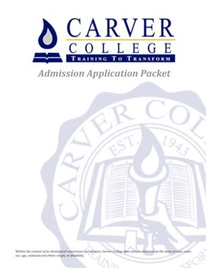 Bible College Admission Form | pdfFiller