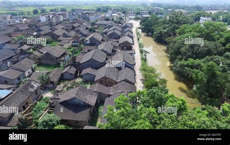 Gongcheng. 9th July, 2016. An aerial photo taken on July 9, 2016 shows ...
