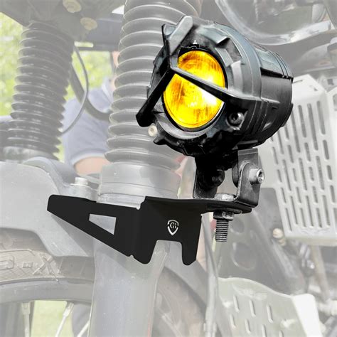Buy Fog Light Mount for Royal Enfield Interceptor - Black Online ...