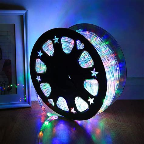 Buy HuiZhen Indoor Outdoor Rope Lights,110v 100ft Connectable ...