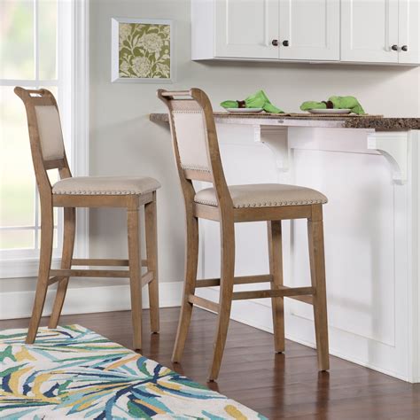 The Gray Barn Nook Natural 30-inch Barstool - Walmart.com