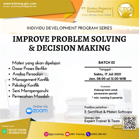 Image result for Problem Solving and Decision-Making Training