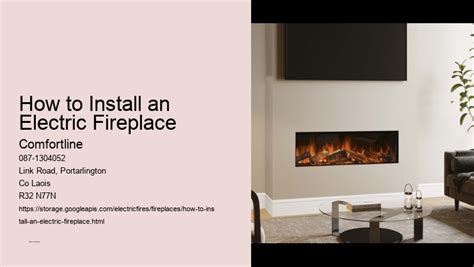Image result for Installing Simple Fire LED Electric Fireplace