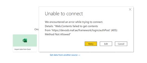 Solved: web.contents get failed to get contents from(405) - Microsoft ...