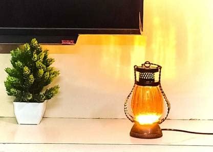 Greenhub Showpiece Decorative Hanging Lantern Lamp With Colorful Hand ...