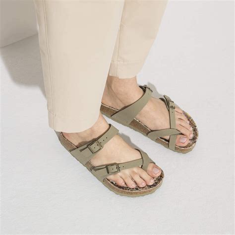 BIRKENSTOCK Mayari Vegan Birko-Flor Sandal - Green