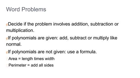 Image result for Solving Polynomial Equations Word Problems