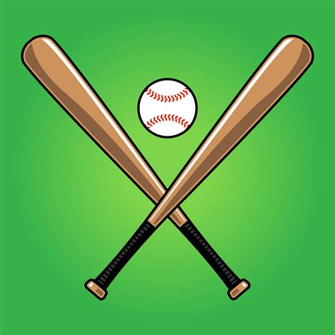 Baseball Bat 550672 Vector Art at Vecteezy