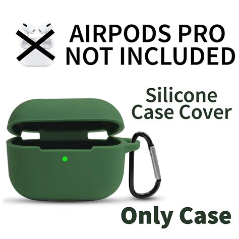 Silicone Case Cover for Airpods Pro (Army Green) – CellFAther