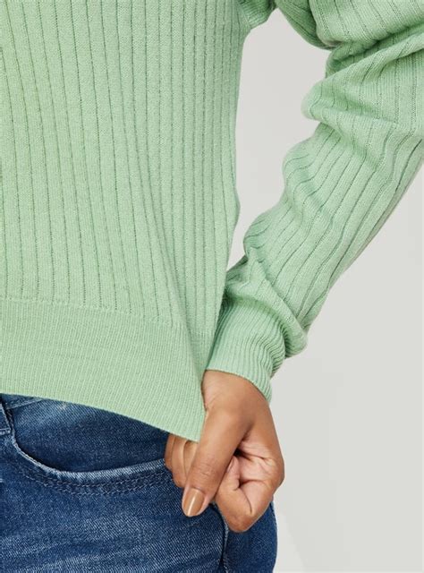 Buy Women Ribbed Sweater Online at just Rs. 799.0 - 1000014168055 | Max ...