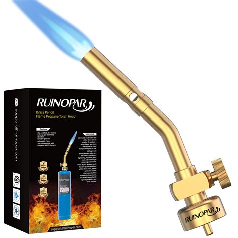 Buy Propane Torch Head, p Torch, Solid Brass Soldering Torch, Fuel by P ...