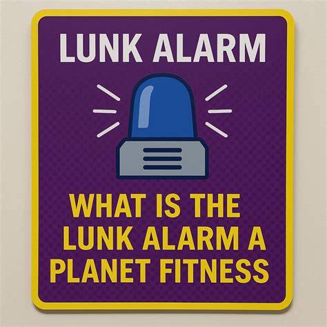 What is the Lunk Alarm at Planet Fitness? - Planet Fitness Info