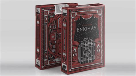 ENIGMAS Puzzle Hunt (RED) Playing Cards | V2 MAGIC SHOP
