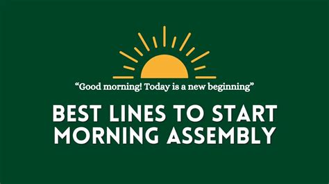 Image result for Script for Morning Assembly
