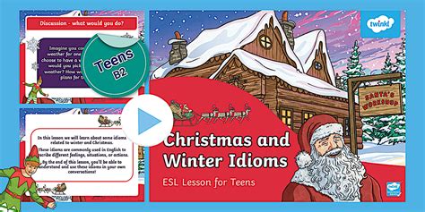 ESL Christmas and Winter Idioms