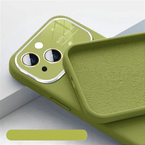 MOBITUSSION Matte Liquid Silicone Case Compatible For iPhone 15 ...