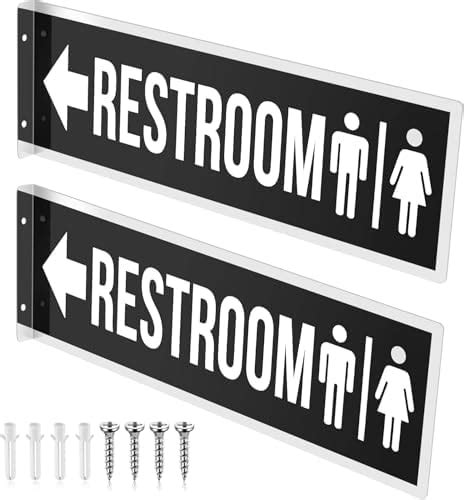 RL DIGITAL UNITS Acrylic Men's And Women's Toilet Signs, Modern ...