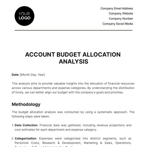 Image result for Sample of Budget Allocation