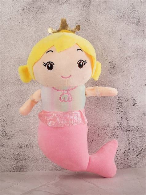 Tiny Miny New Pink Mermaid soft toy - 12 inch - New Pink Mermaid soft ...