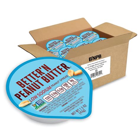Amazon.com : Low Fat and Low-Sodium Peanut Butter Spread by Better'n ...