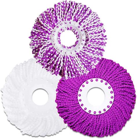 Buy Mop Head Replacement Refill - Best Value 3 Pack Spin Mop ...