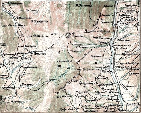 Bulgarian military map of south-eastern Macedonia, 1913