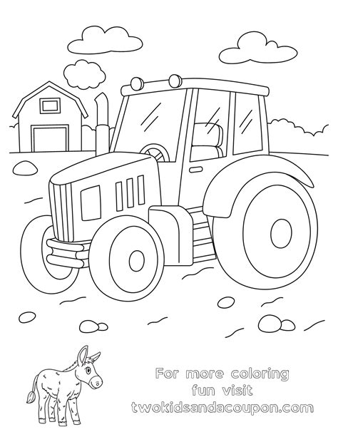 Farm Drawing Coloring