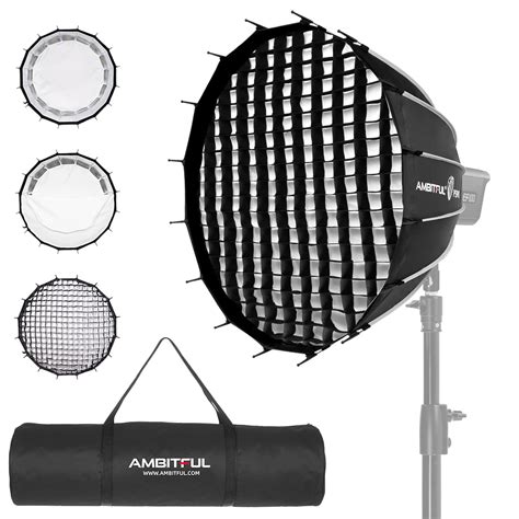 AMBITFUL PS60 23.6" / 60CM Portable Quickly Fast Installation Deep ...