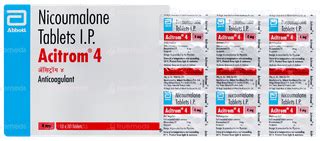 Acitrom 4 MG | Order Acitrom 4 MG Tablet Online at Truemeds