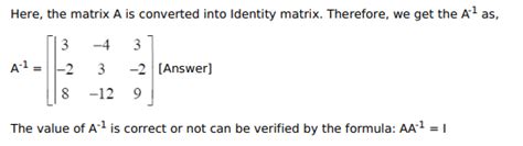Using elementary row transformations, find the inverse of each of the ...