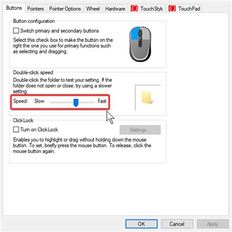 Image result for How to Set Mouse Click Settings