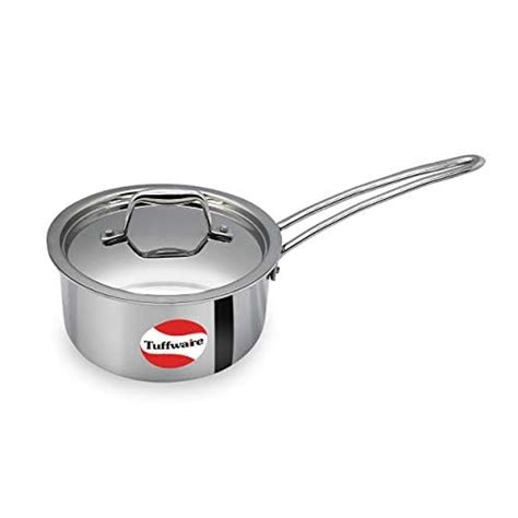 Buy Tuffware Triply Stainless Steel Saucepan - with Stainless Seteel ...