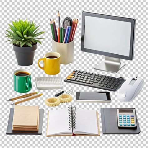 Items for doing business or office objects | Premium AI-generated PSD