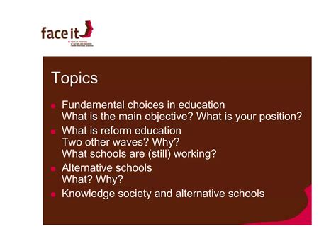 Alternative Schools - slide | PDF