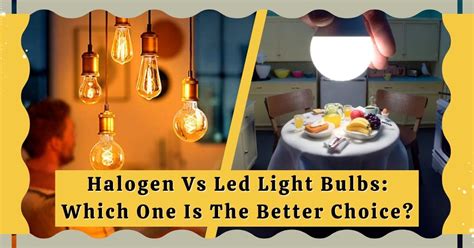 Image result for LED vs Halogen Light Bulbs
