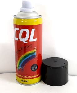 CQL Black Spray Paint 400 ml Price in India - Buy CQL Black Spray Paint ...