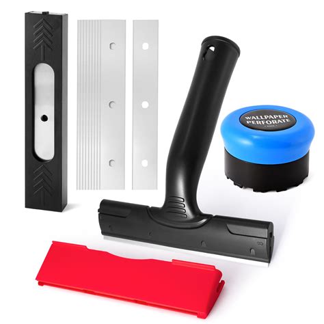 NEWISHTOOL Wallpaper Removal Tool Kit with Wall Paper Perforating ...